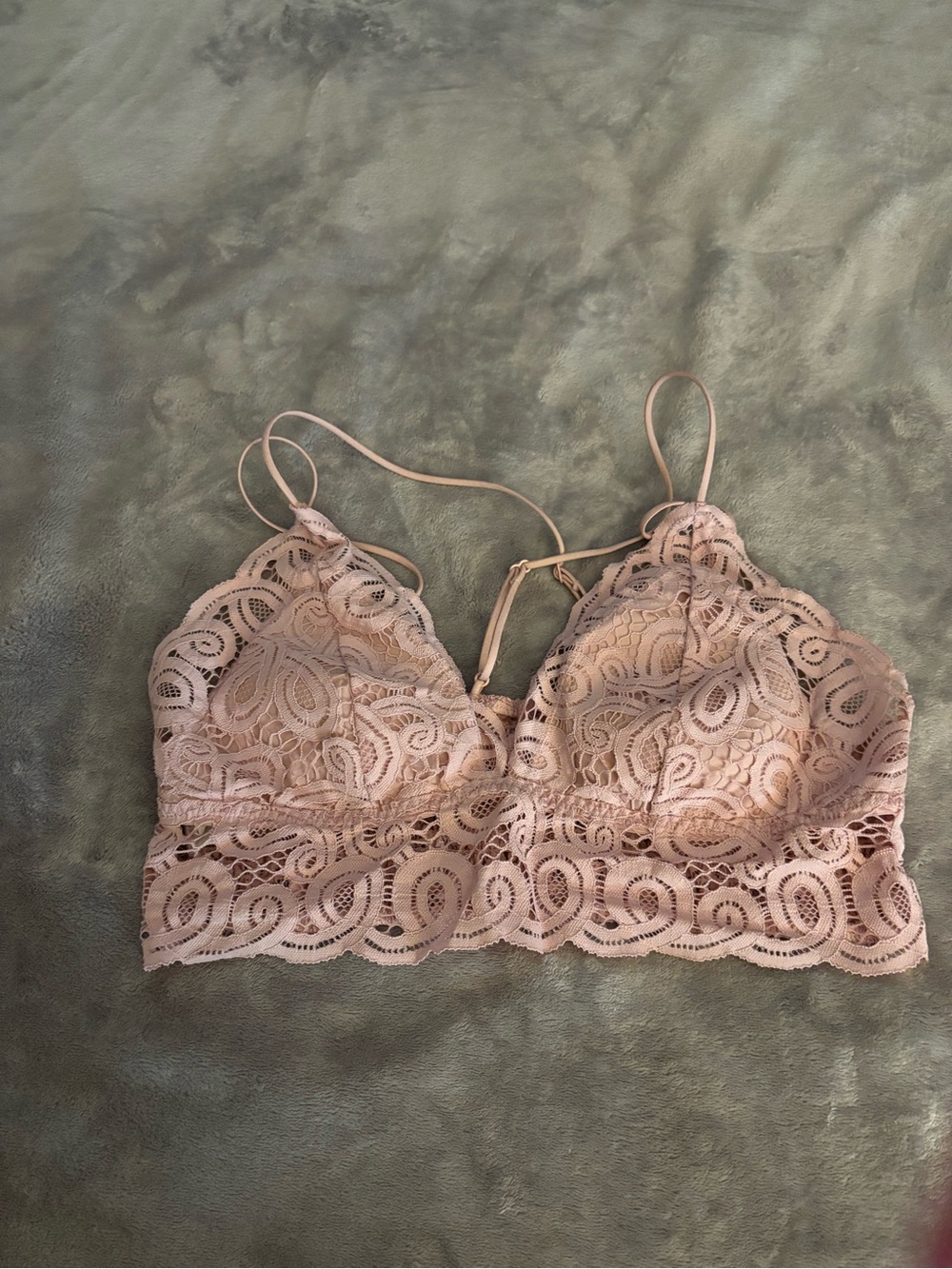 Pink Lace bra size XL - Blush Pink never worn